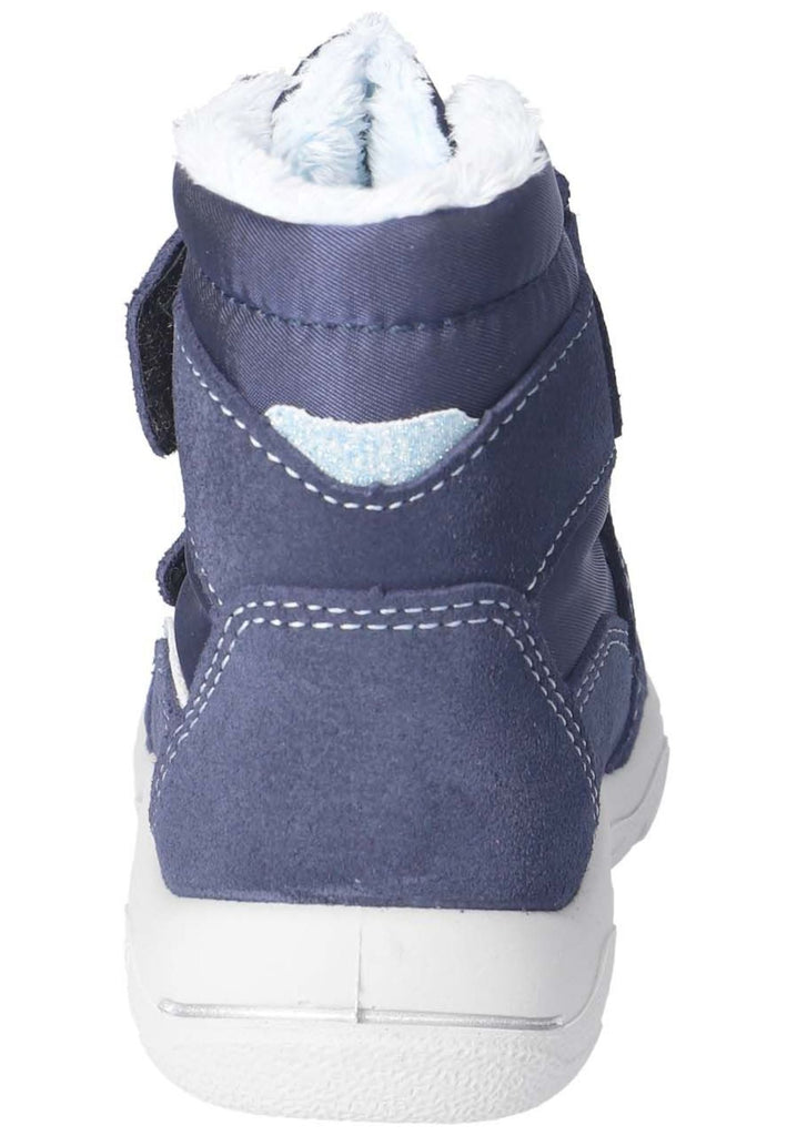 Pepino Stiefelette Leder/Textil Blau/Multi Warmfutter