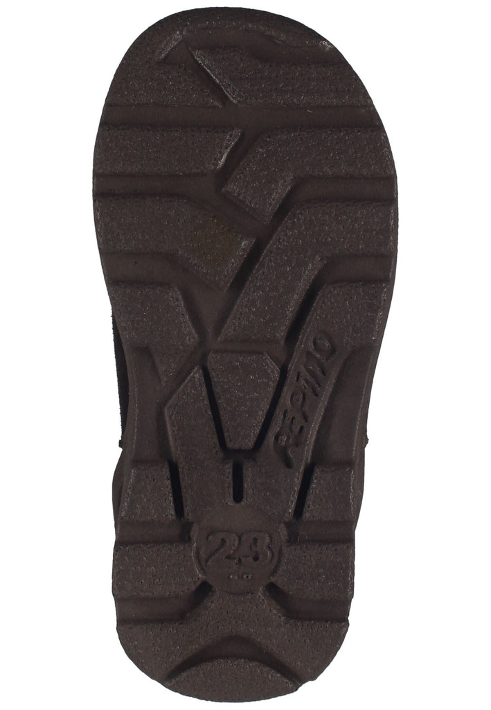 Pepino Stiefelette Leder/Textil Braun Warmfutter