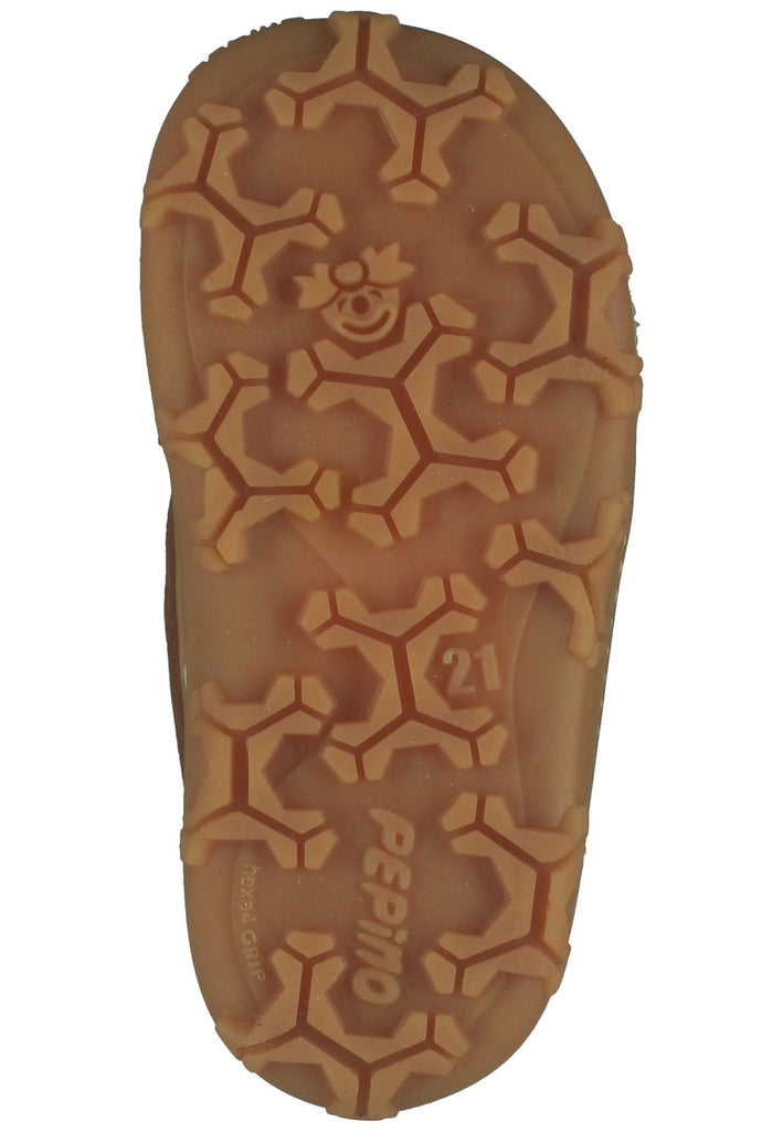 Pepino Stiefelette Leder/Textil Curry Warmfutter