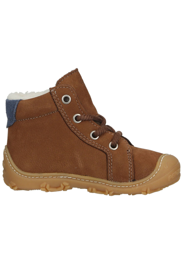 Pepino Stiefelette Leder/Textil Curry Warmfutter