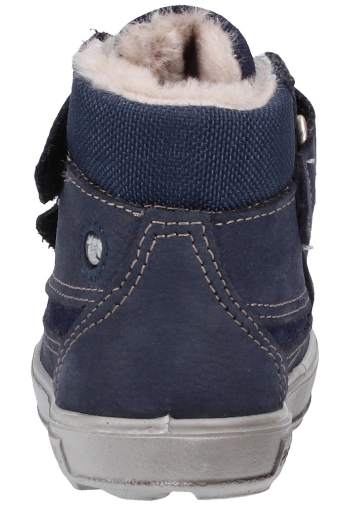 Pepino Stiefelette Leder/Textil Dunkelblau Warmfutter