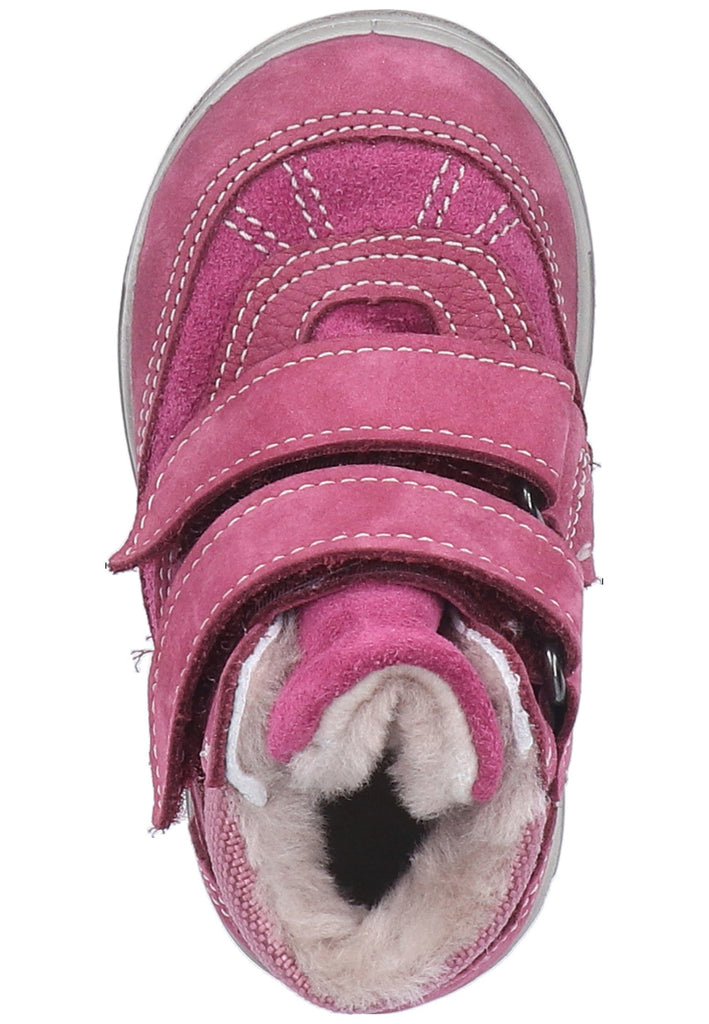 Pepino Stiefelette Leder/Textil Fuchsia Warmfutter