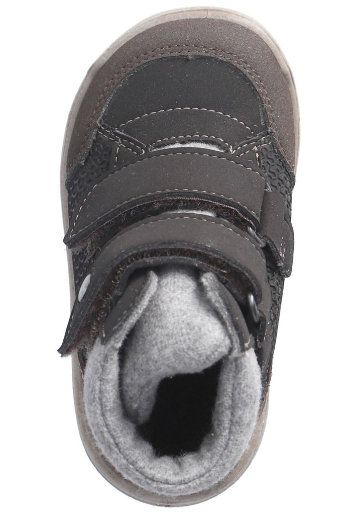 Pepino Stiefelette Leder/Textil Grau/Braun Warmfutter