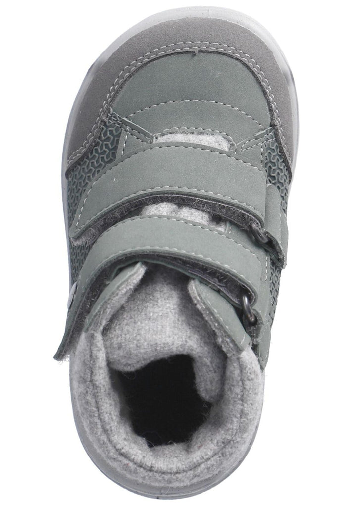 Pepino Stiefelette Leder/Textil Grün/Grau Warmfutter