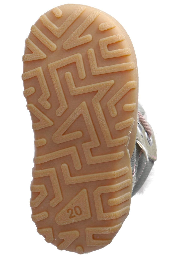 Pepino Stiefelette Leder/Textil Grün Warmfutter