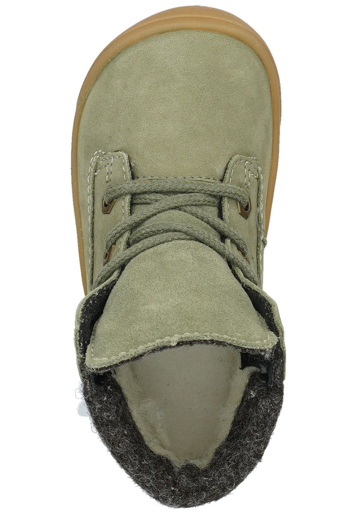 Pepino Stiefelette Leder/Textil Hellgrün