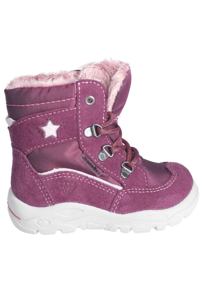 Pepino Stiefelette Leder/Textil Merlot Warmfutter