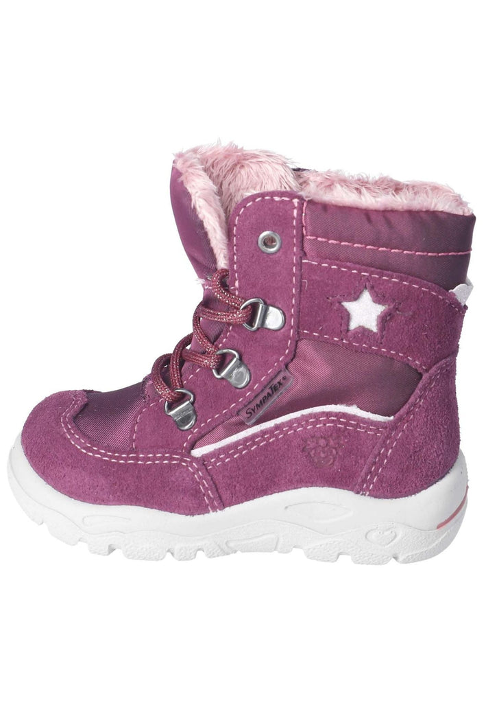 Pepino Stiefelette Leder/Textil Merlot Warmfutter