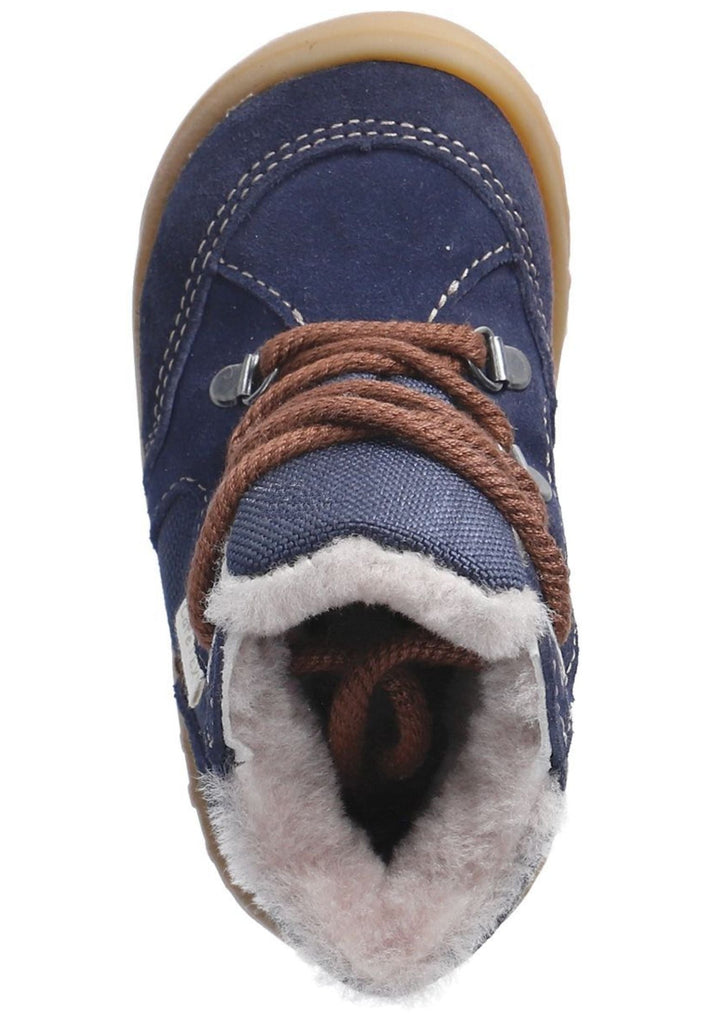 Pepino Stiefelette Leder/Textil Ozean Warmfutter