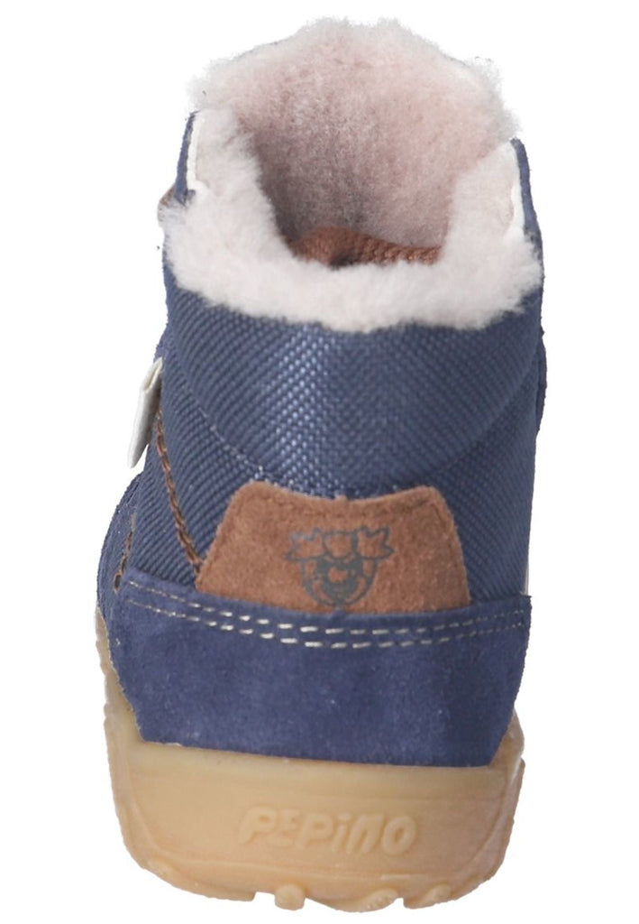 Pepino Stiefelette Leder/Textil Ozean Warmfutter