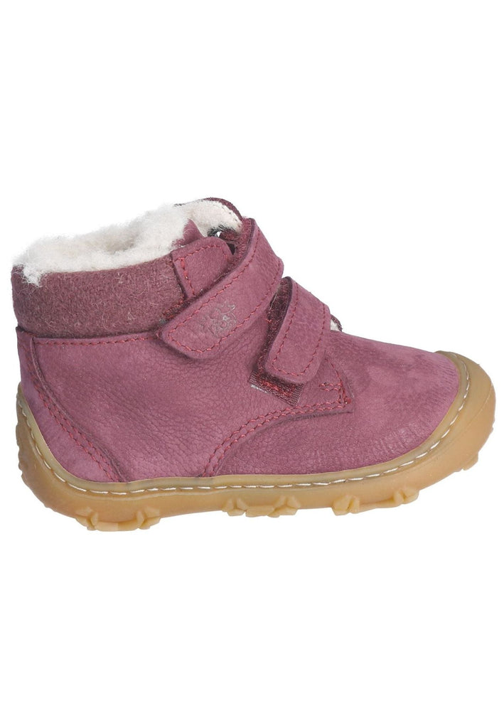 Pepino Stiefelette Leder/Textil Pflaume Warmfutter