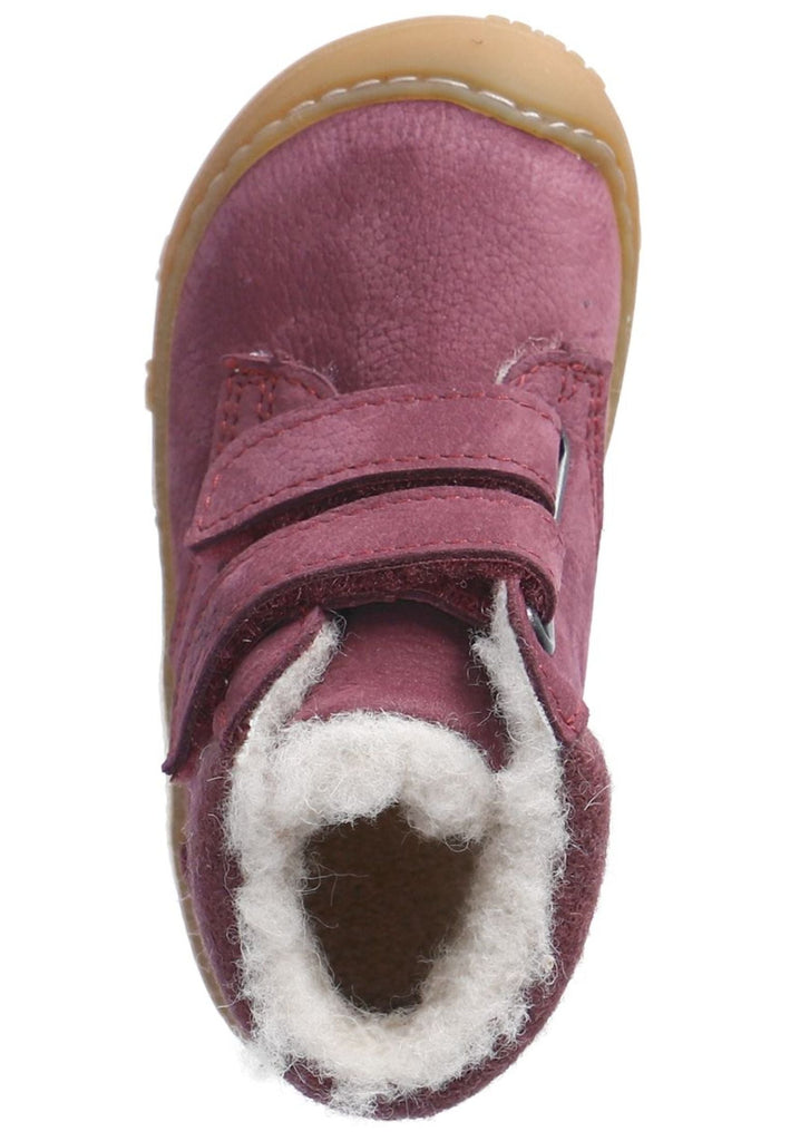 Pepino Stiefelette Leder/Textil Pflaume Warmfutter