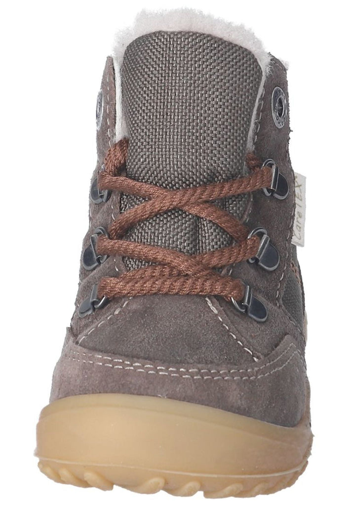 Pepino Stiefelette Leder/Textil Schoko Warmfutter