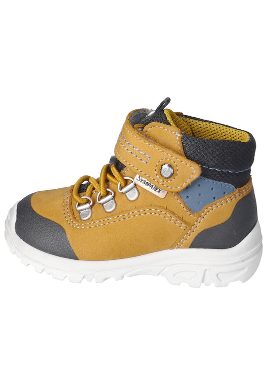 Pepino Stiefelette Leder/Textil Senf Warmfutter