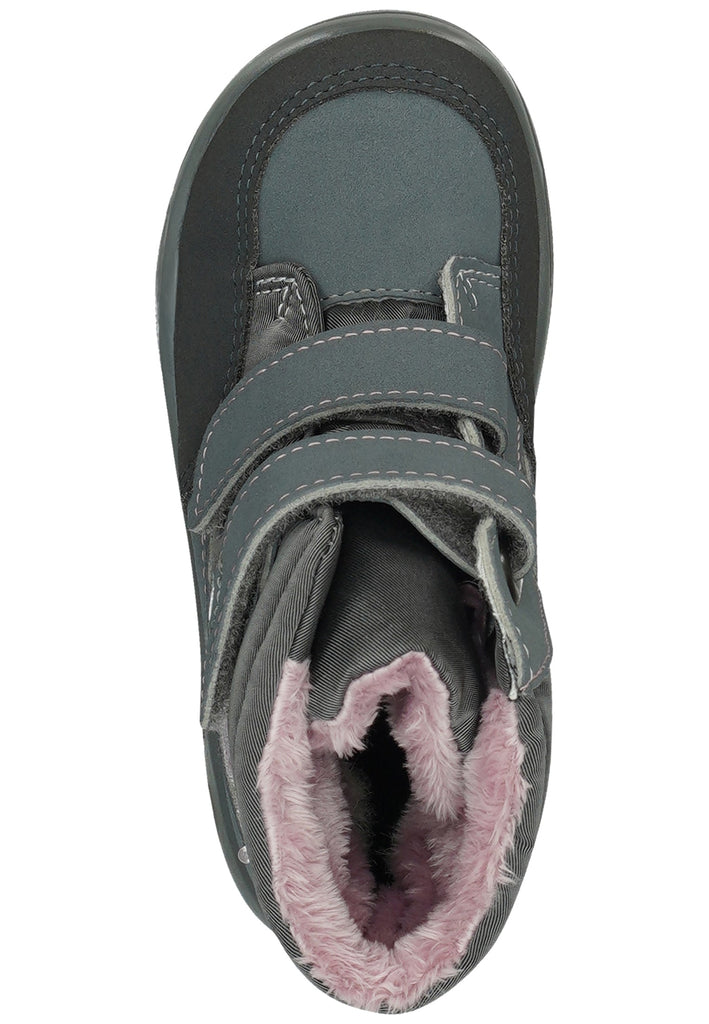 Pepino Stiefelette Lederimitat Graphit Warmfutter