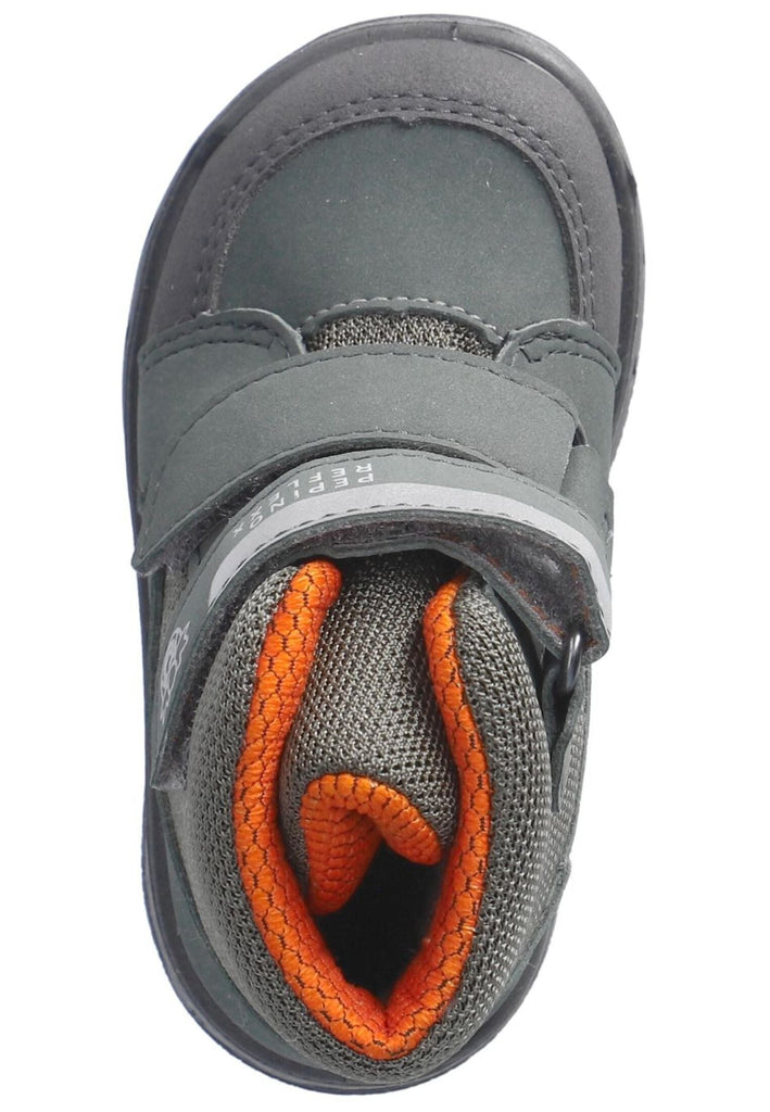 Pepino Stiefelette Lederimitat Grün/Grau Warmfutter