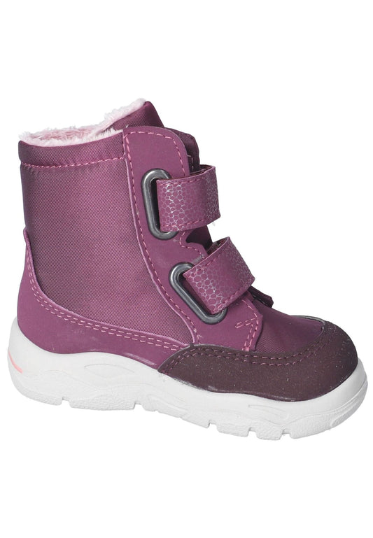 Pepino Stiefelette Lederimitat Merlot Warmfutter