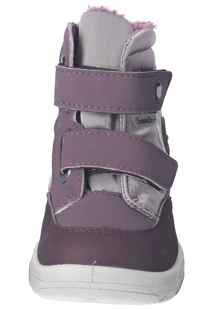 Pepino Stiefelette Lederimitat Purple Warmfutter