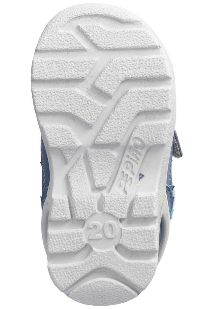 Pepino Stiefelette Lederimitat/Textil Blau/Grün Warmfutter