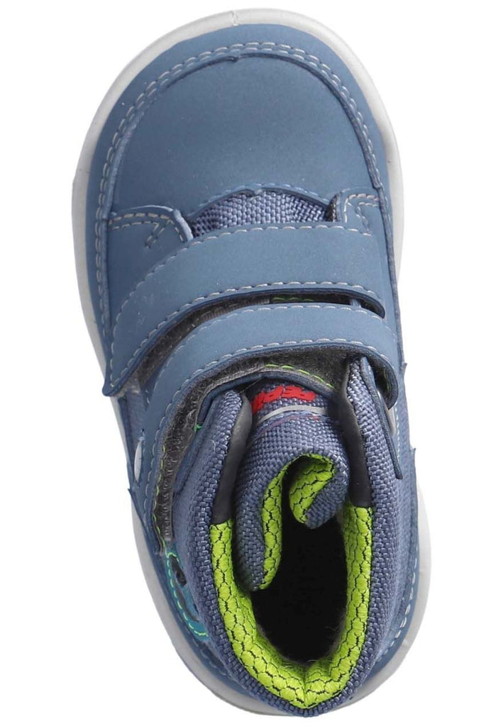 Pepino Stiefelette Lederimitat/Textil Blau/Grün Warmfutter