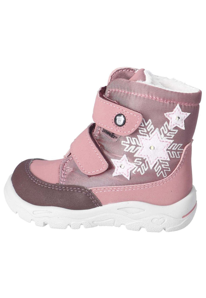 Pepino Stiefelette Lederimitat/Textil Rosa Warmfutter
