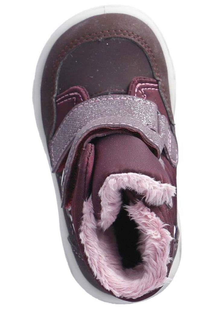 Pepino Stiefelette Lederimitat/Textil Violett Warmfutter