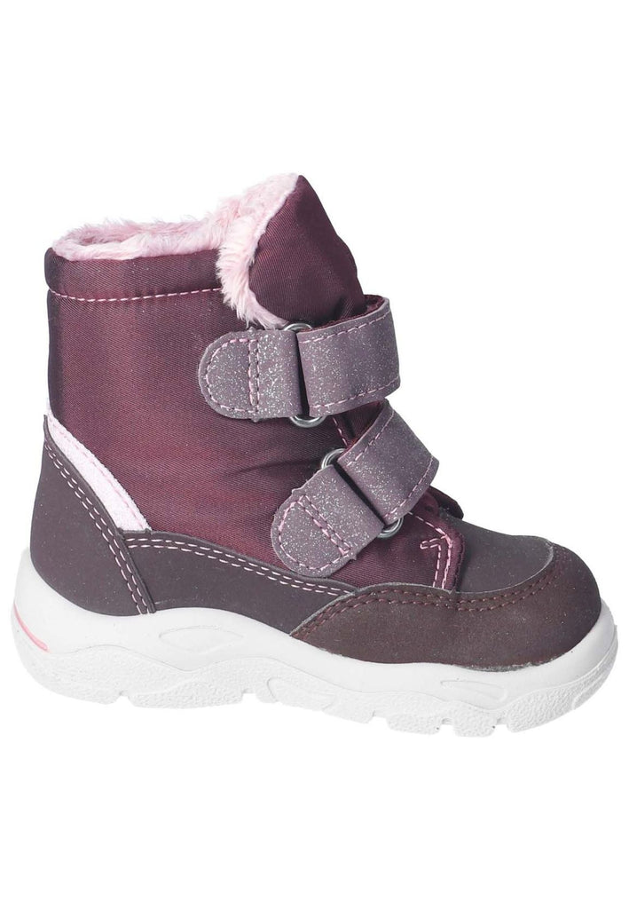 Pepino Stiefelette Lederimitat/Textil Violett Warmfutter