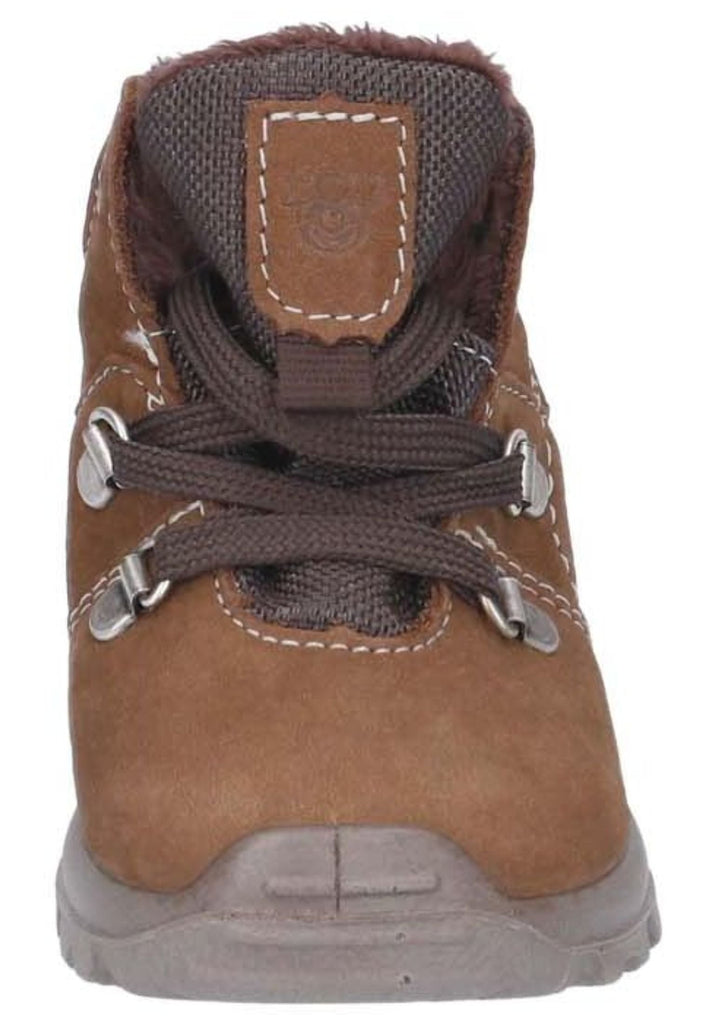 Pepino Stiefelette Nubukleder/Textil Caramel Warmfutter