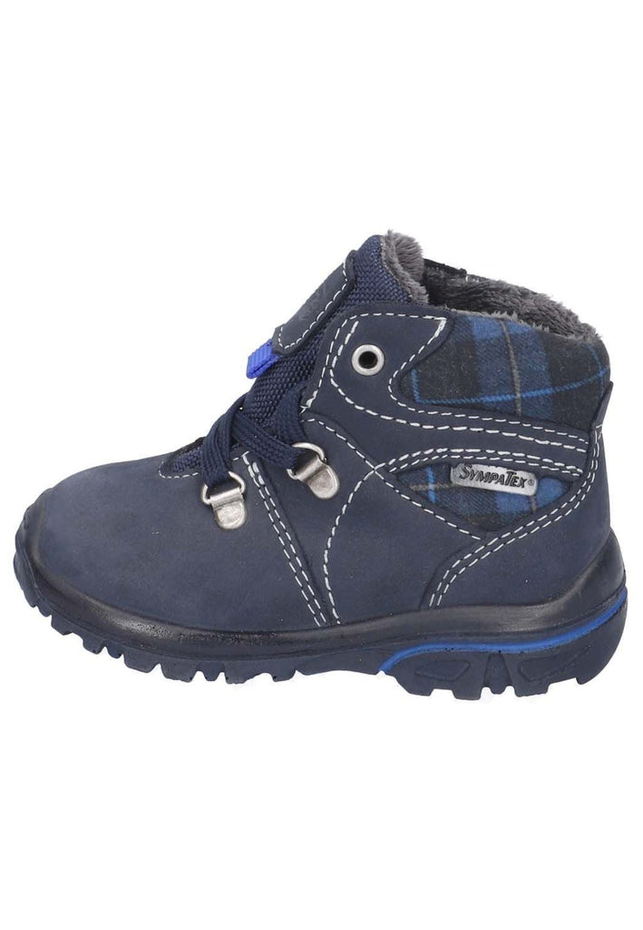 Pepino Stiefelette Nubukleder/Textil See Warmfutter