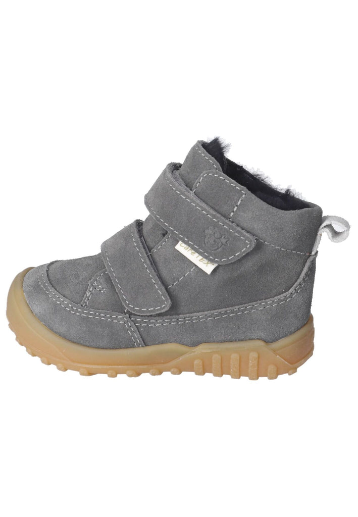 Pepino Stiefelette Veloursleder Carbon Warmfutter