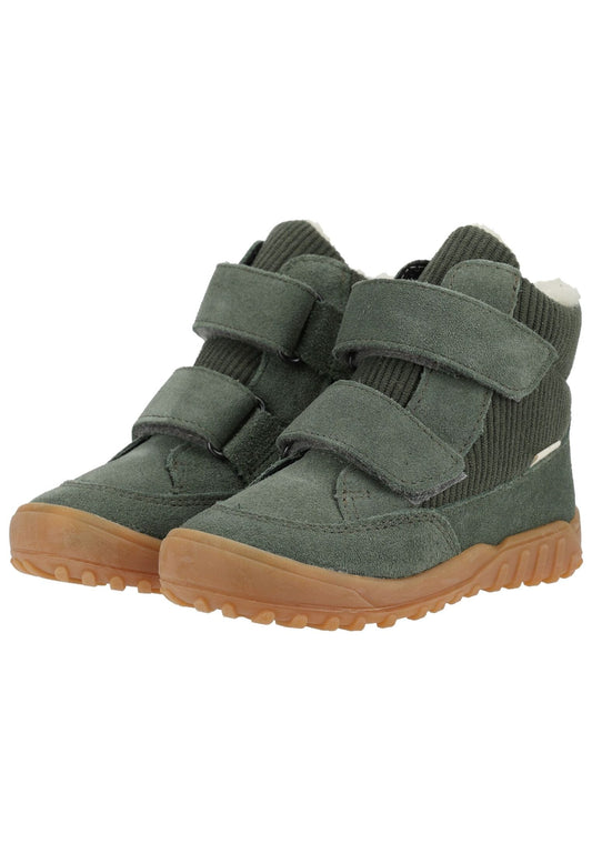 Pepino Stiefelette Veloursleder Sage Warmfutter