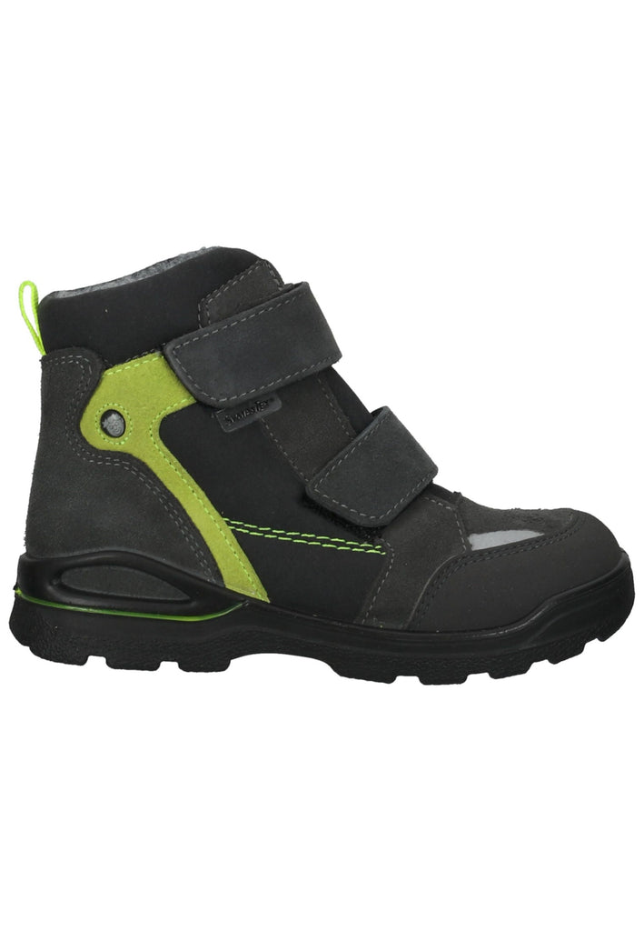 Pepino Stiefelette Veloursleder/Synthetik Carbon Warmfutter