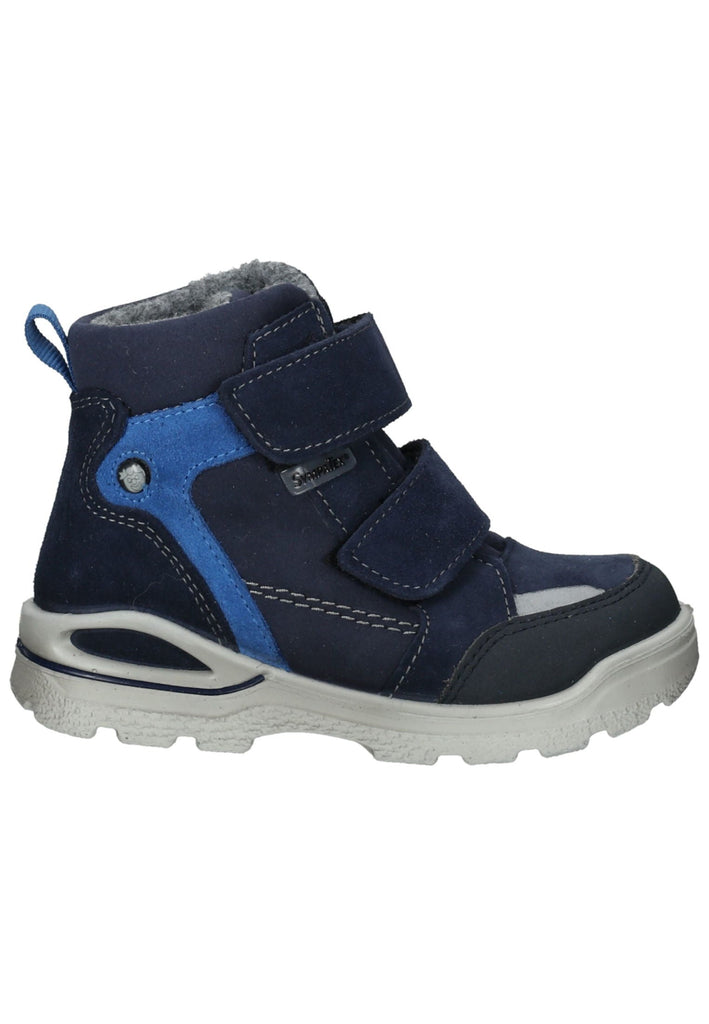 Pepino Stiefelette Veloursleder/Synthetik Dunkelblau Warmfutter