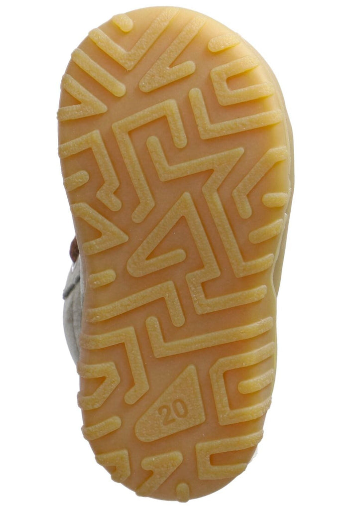 Pepino Stiefelette Veloursleder/Textil Grün/Braun Warmfutter