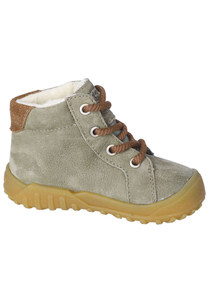 Pepino Stiefelette Veloursleder/Textil Grün/Braun Warmfutter