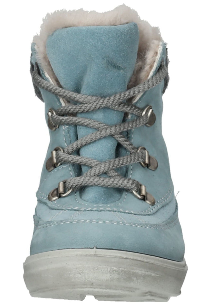 Pepino Stiefelette Veloursleder/Textil Hellblau Warmfutter