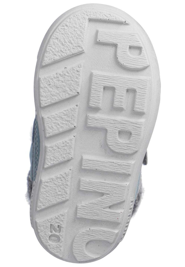 Pepino Stiefelette Veloursleder/Textil Hellblau Warmfutter