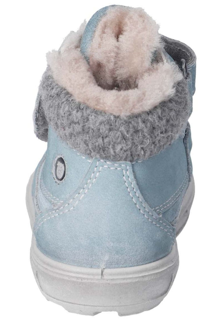 Pepino Stiefelette Veloursleder/Textil Hellblau Warmfutter