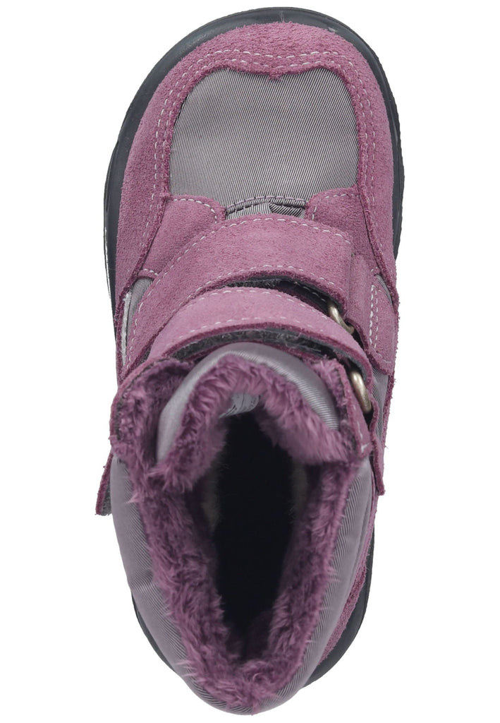 Pepino Stiefelette Veloursleder/Textil Purple Warmfutter