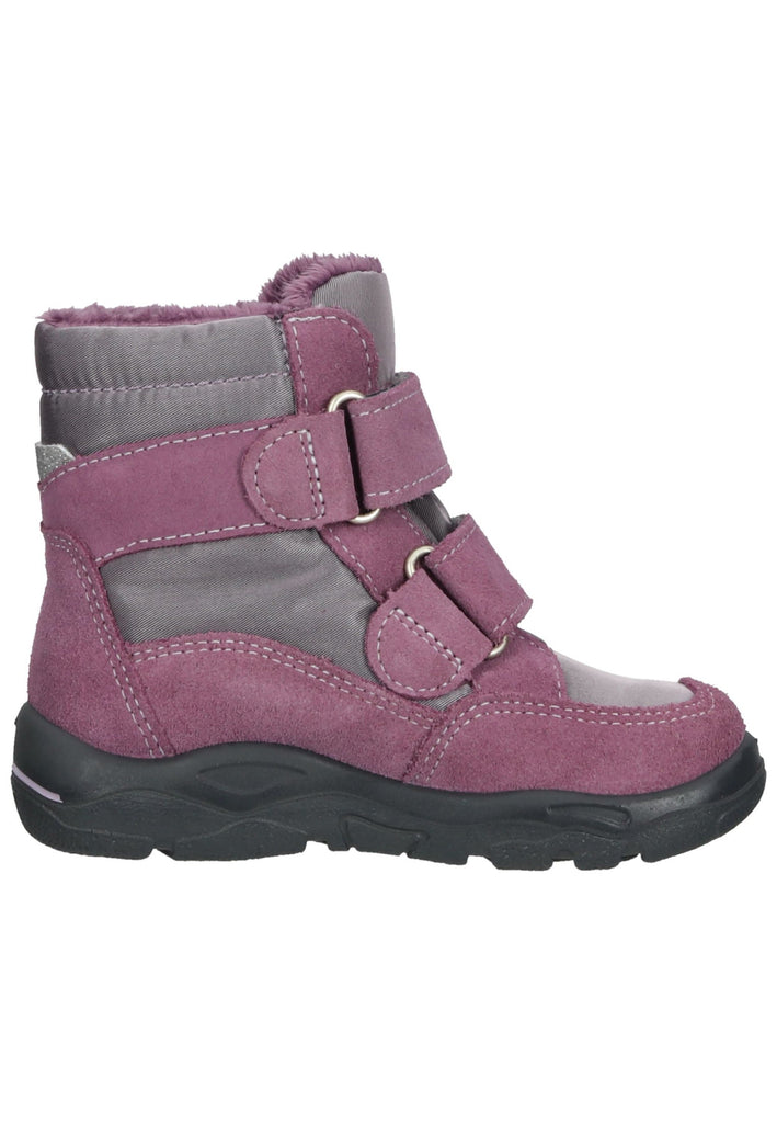 Pepino Stiefelette Veloursleder/Textil Purple Warmfutter