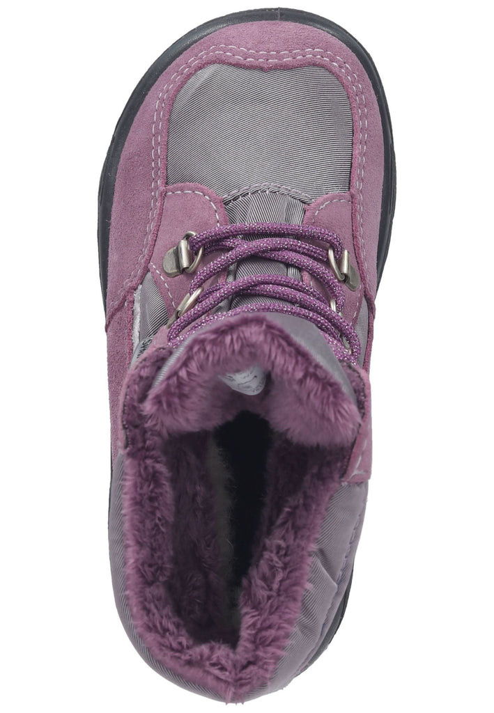 Pepino Stiefelette Veloursleder/Textil Purple Warmfutter