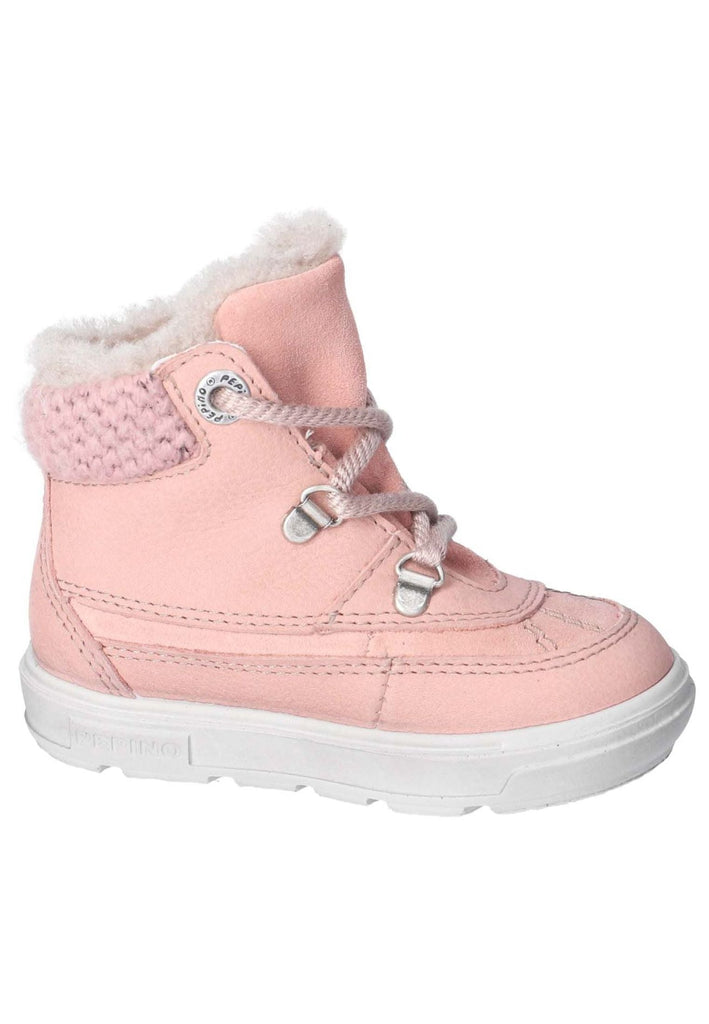 Pepino Stiefelette Veloursleder/Textil Rosa Warmfutter