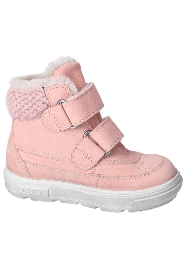 Pepino Stiefelette Veloursleder/Textil Rosa Warmfutter