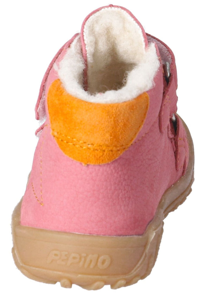 Pepino Stiefelette Veloursleder/Textil Rose Warmfutter