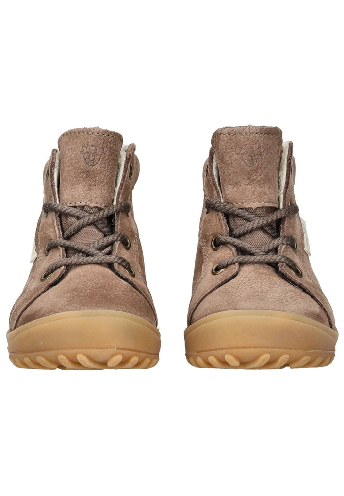 Pepino Stiefelette Veloursleder/Textil Schoko Warmfutter
