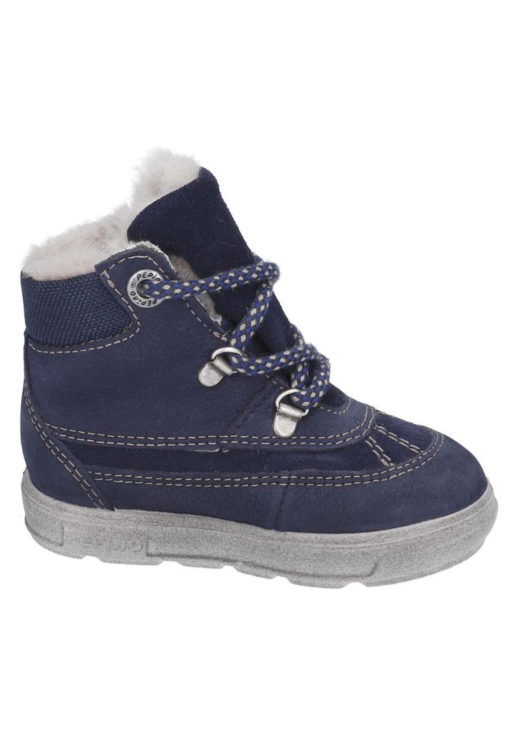 Pepino Stiefelette Veloursleder/Textil See