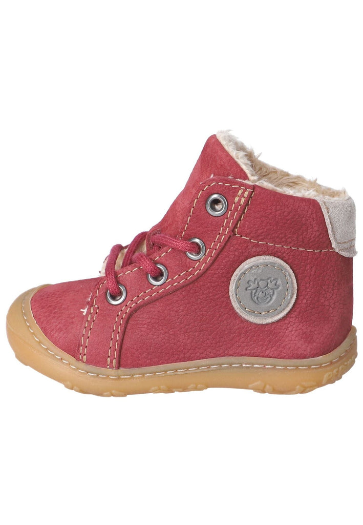 Stiefeletten Pepino Stiefelette Leder Burgunder Warmfutter