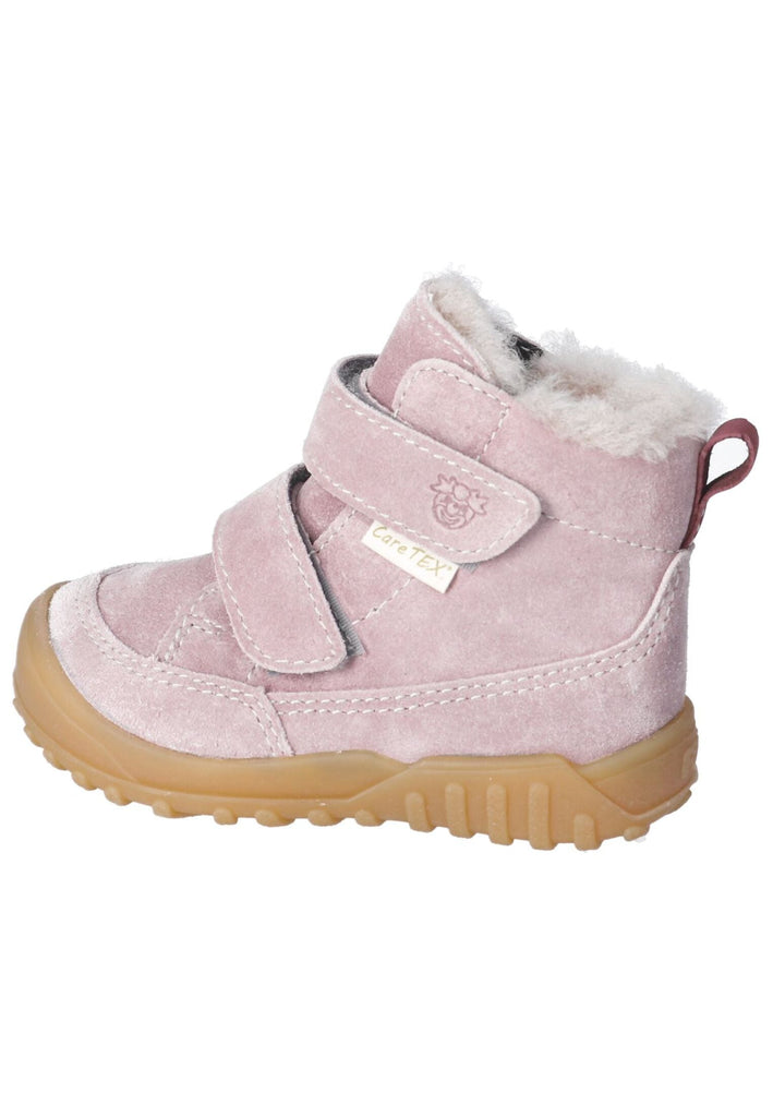 Stiefeletten Pepino Stiefelette Veloursleder Malve Warmfutter