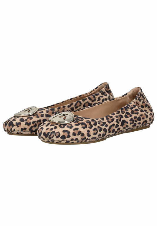 Peter Kaiser Ballerinas Leder Leopard