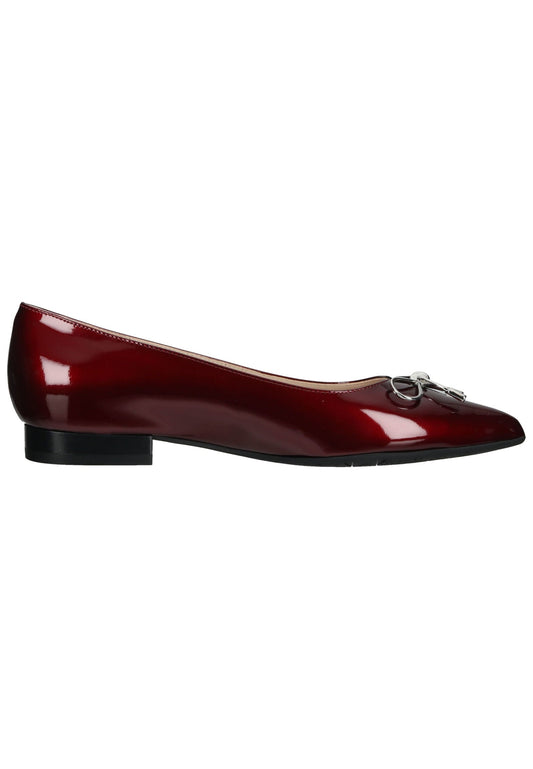 Peter Kaiser Ballerinas Leder Rubinrot